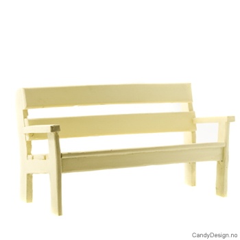 Benk for Carl Larsson figurer - Offwhite