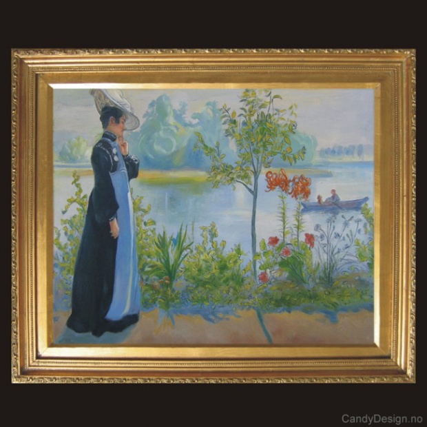 Oljemaleri  Sensommer