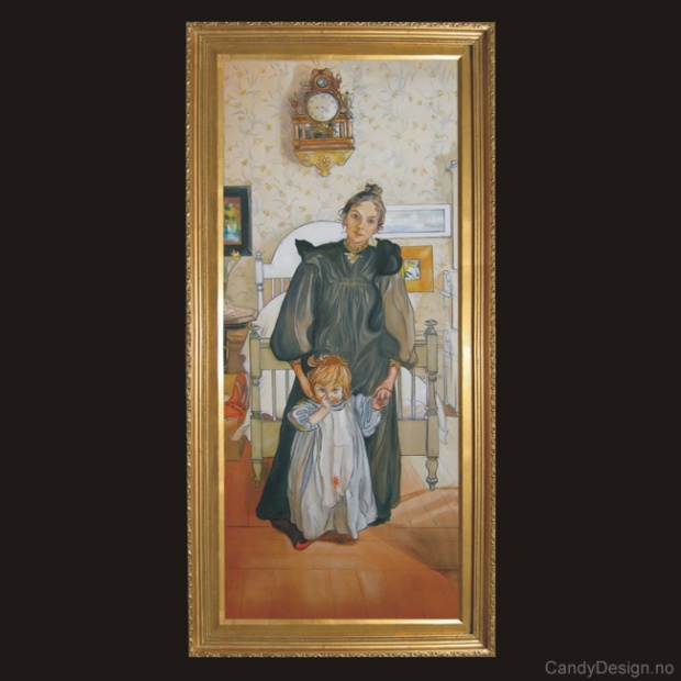 Oljemaleri  Karin og Kersti