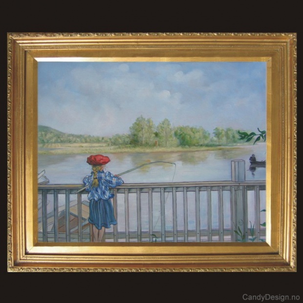 Oljemaleri  Lisbeth fisker