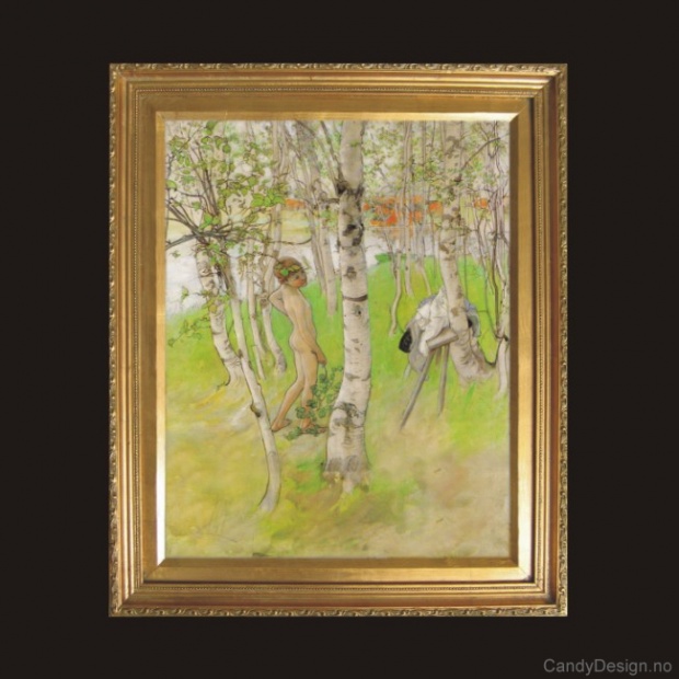 Oljemaleri  Ulf bader pa Bullarholmen