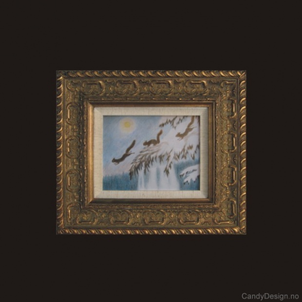 Oljemaleri  Winter Evening