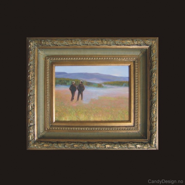 Oljemaleri  Lørdagskveld