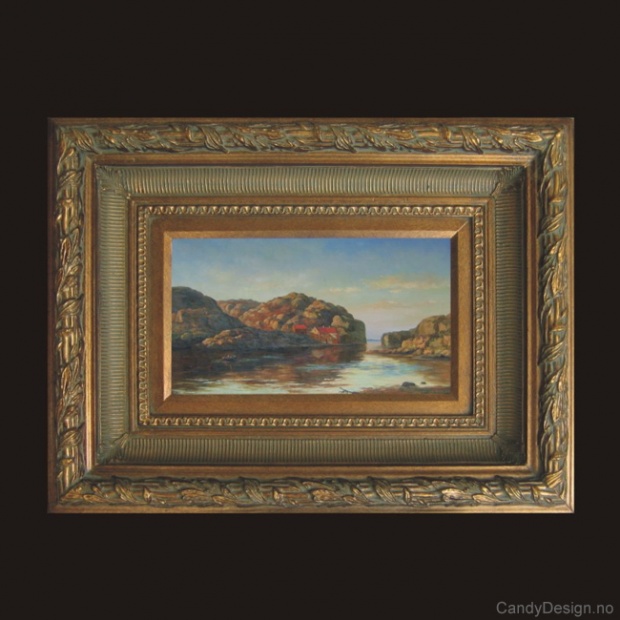 Oljemaleri  Etter Amaldus Nielsen  