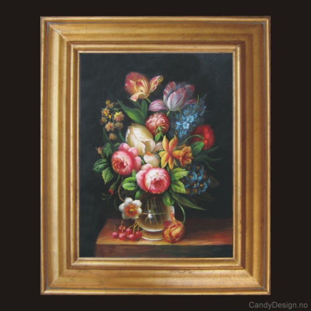 Oljemaleri  Flowers