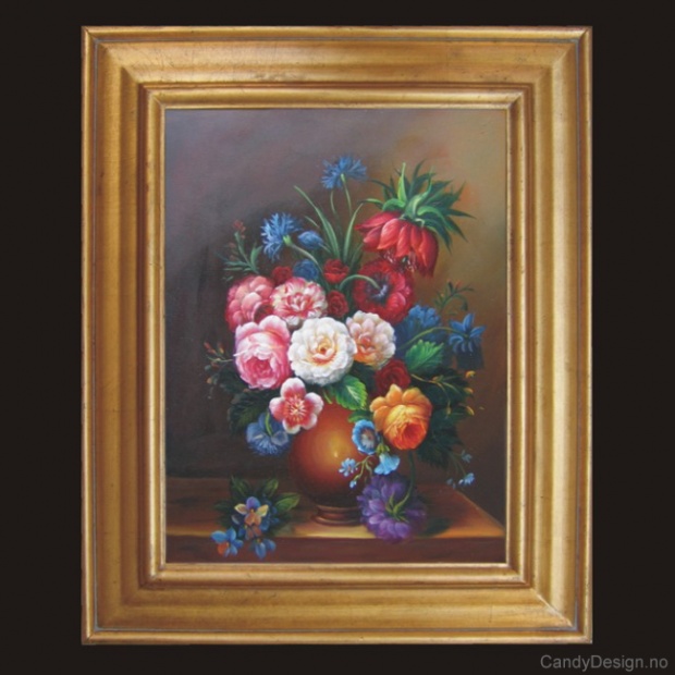 Oljemaleri  Flowers