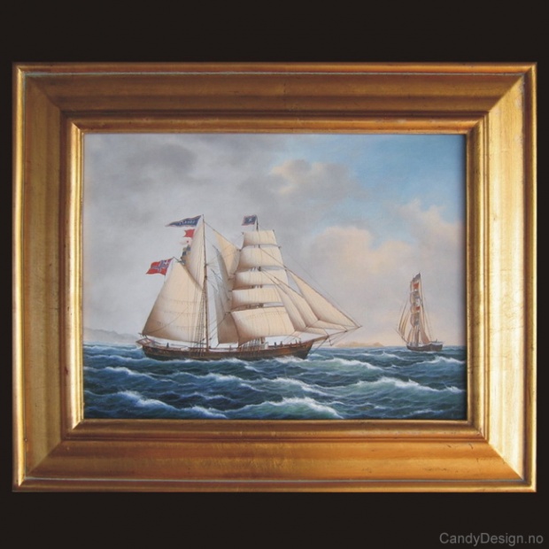 Oljemaleri -  Jonas Rein af Bergen