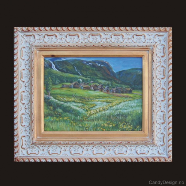 Vestlandstun i juninatt