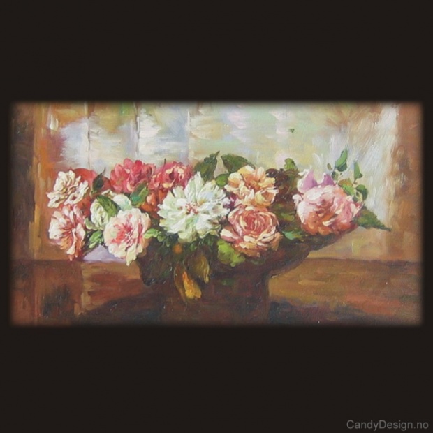 Roses in a Shalow Bowl