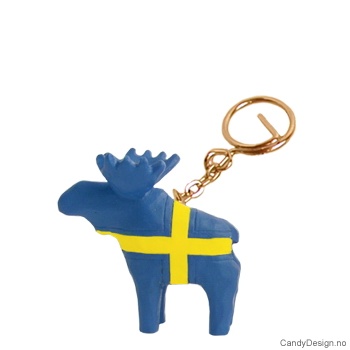 Liten elg nøkkelring