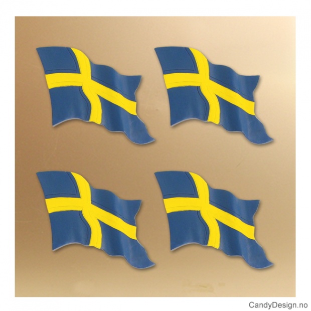 Enkelt svenske flagg
