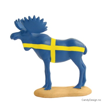 Elg i svenske farger