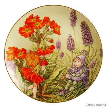 Alve motiv på tallerken