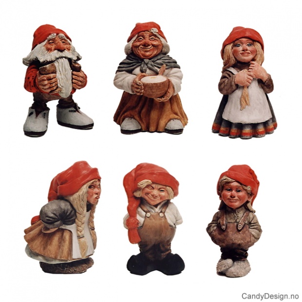 Store nisser assortert