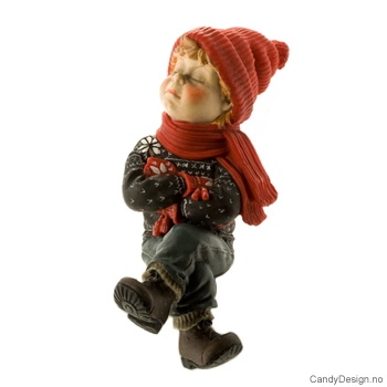 Kantsittende Julebarn - Overlegen gutt