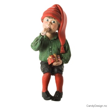 Carl larsson julebarn figur - Gutt med polkagris