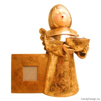 Stor engel med ramme