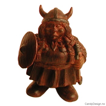 Viking dame i trefarge