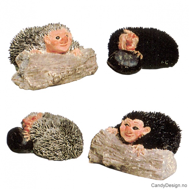 Pinnsvintroll assortert