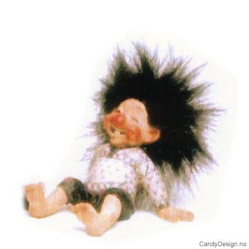 Troll med off-white genser