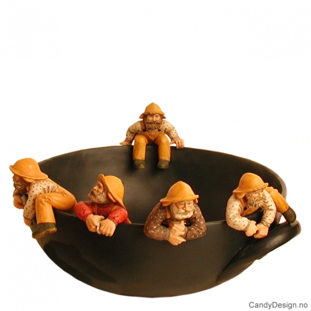 Fiskere hengende assortert