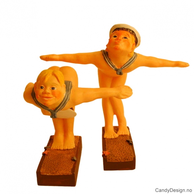 Stupe barn figurer