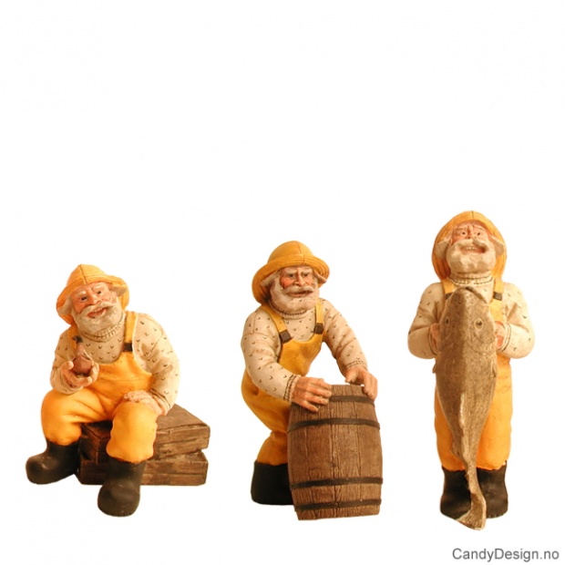 Medium fiskere assortert