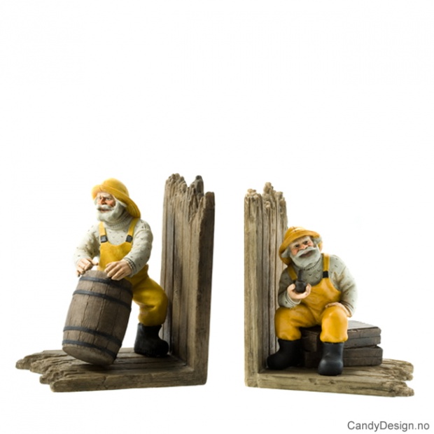 Medium fisker bokstøtte assortert