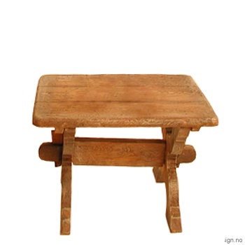 Krokfot langbord kort