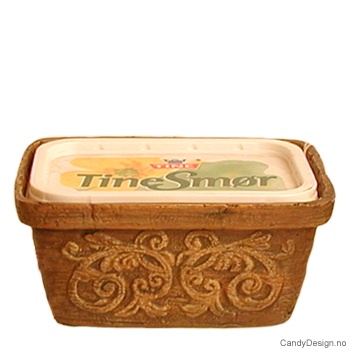 Roseskåret smørbakke