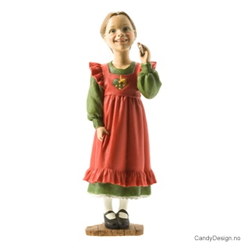 Carl Larsson gutter og piker  Pike med Grønn med rød