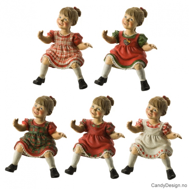 Sittende Carl Larsson småpiker assortert