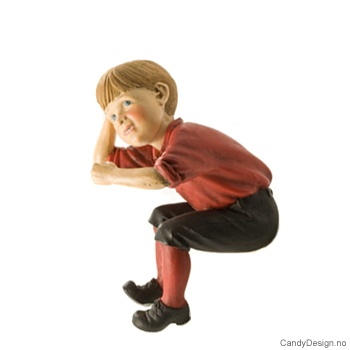 Carl Larsson gutt rød skjorte