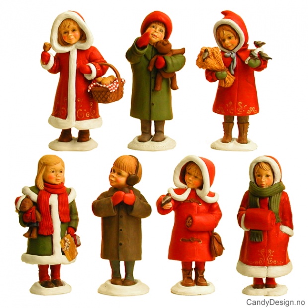 Barn i kåper assortert