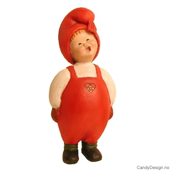 Syngende barn i rødt  