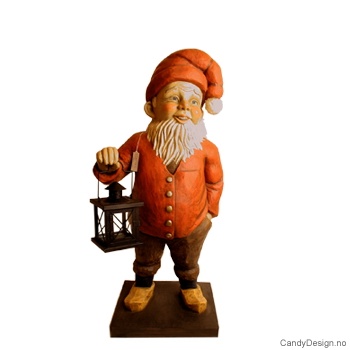 Nostalginisse i orange med lykt