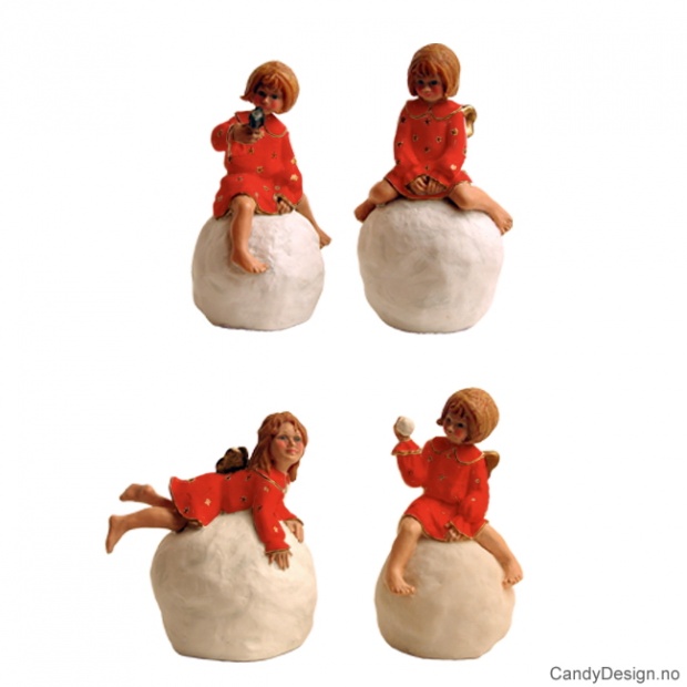 Småengler på snøball