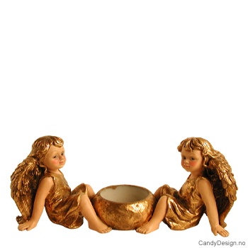 Engel telysestake gull