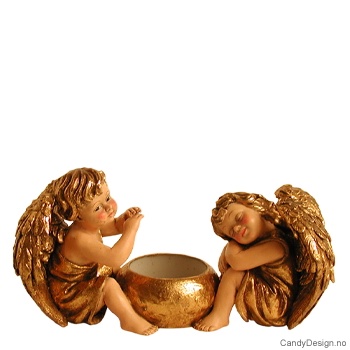 Engel telysestake gull