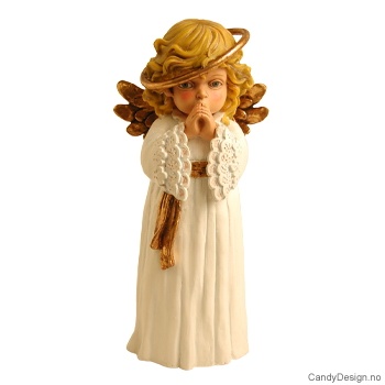 Engel med glorie rundt hode