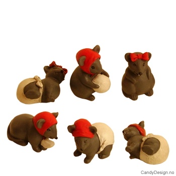 Medium mus assortert