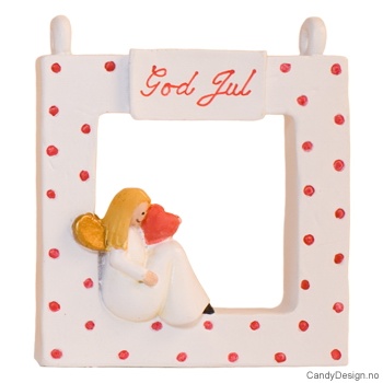 Engler i vindu - hvite