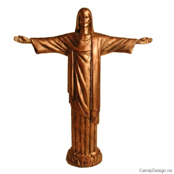 Christus i Rio skulptur - Bronse