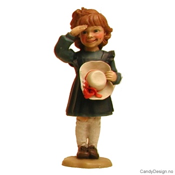 Pike med hatt - Blå med blå 