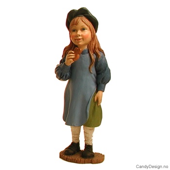 Carl Larsson figur  Pike som spiser skive