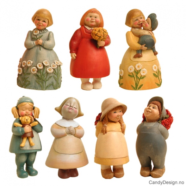 Mona Lærum enkle figurer assortert