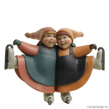 Mona Lærum par - Piker med skøyter