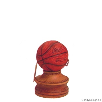 Små magnetballer med stand - Basketball