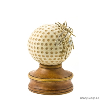 Stor magnetball med stand - Golfball