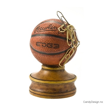 Stor magnetball med stand - Basketball